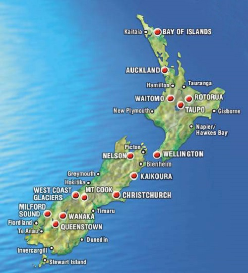 du lịch New Zealand
